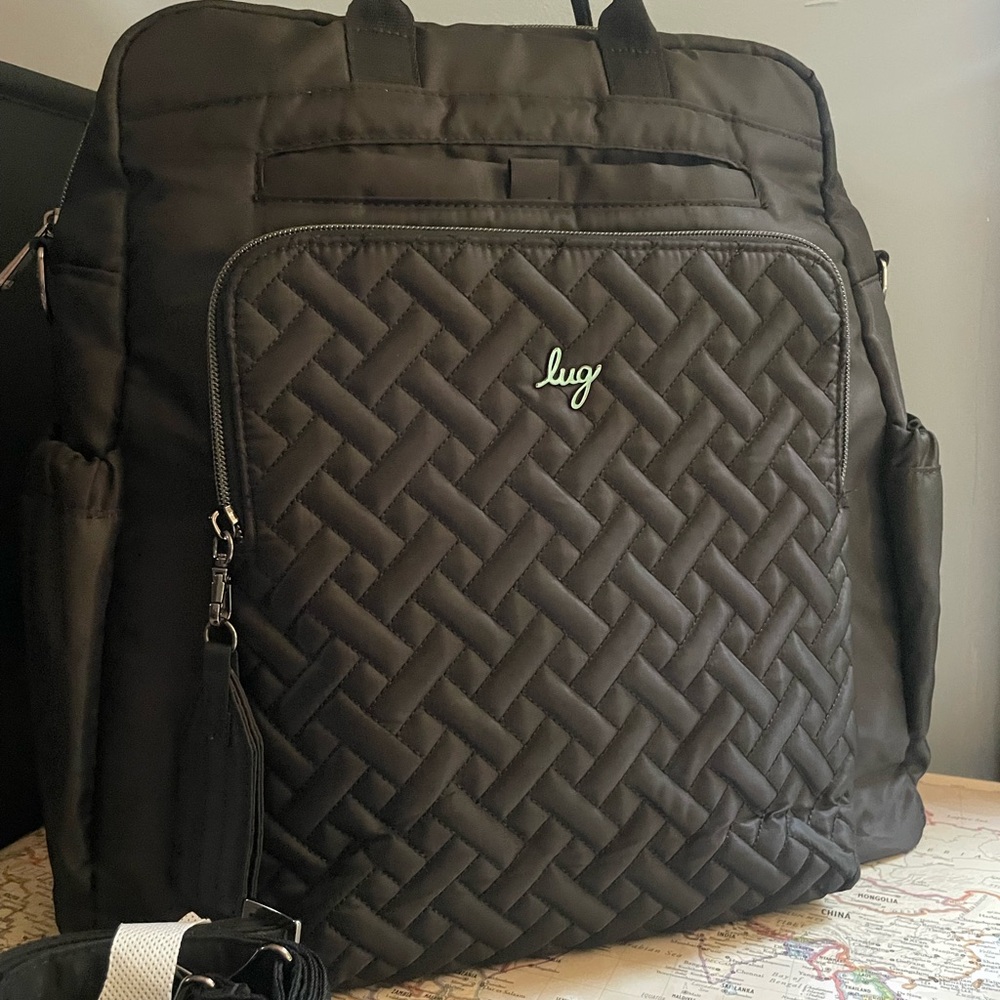 Lug Sonata crossbody bag in Black